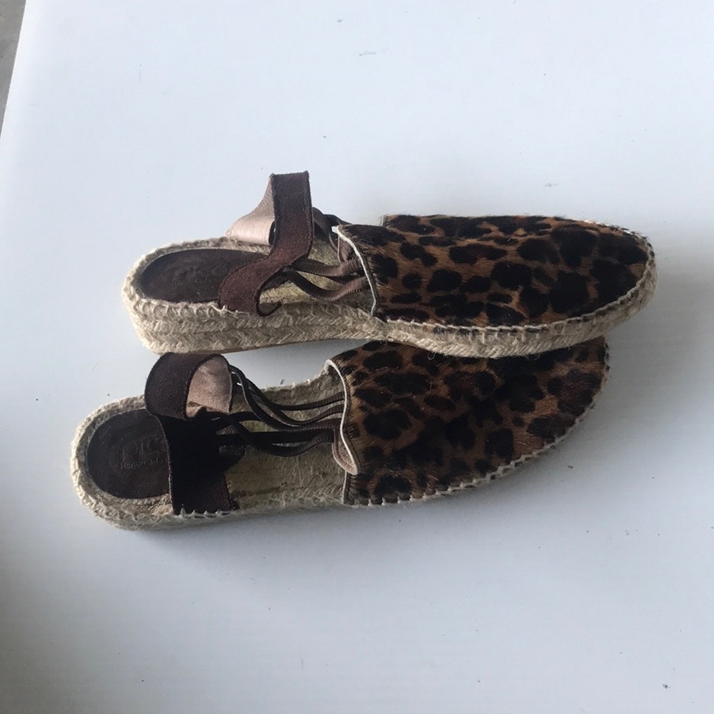 Picón handmade flats leather shoes
